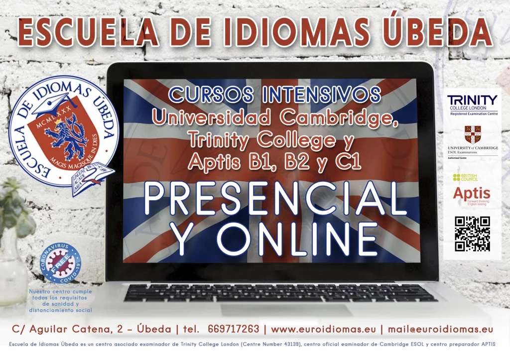 Crusos de Inglés Online en Euroidiomas Escuela de Idiomas Úbeda